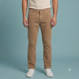 1901 Ballard Slim Fit Corduroy Pants Mens 32x32 Nordstrom Tan Brown ND391000MN‎